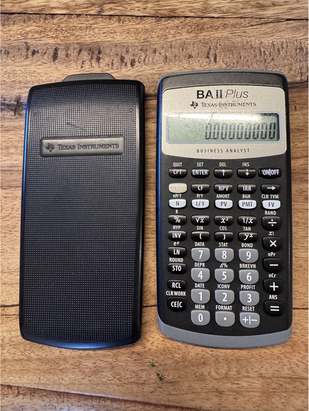 Texas Instruments BA II Plus Financial Calculator Business Analyst Cover Tested
